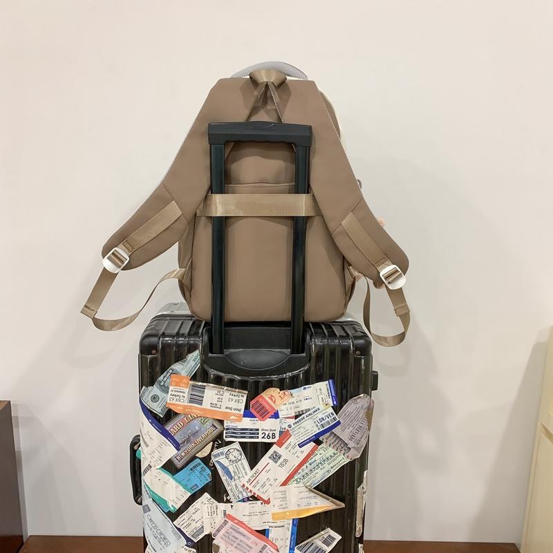 Школьный женский дорожный рюкзак контрастного цвета, большой вместимости, для учеников средней школы