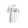 Nike Пуловер с логотипом и коротким рукавом, мужские топы, белые DD9156-100