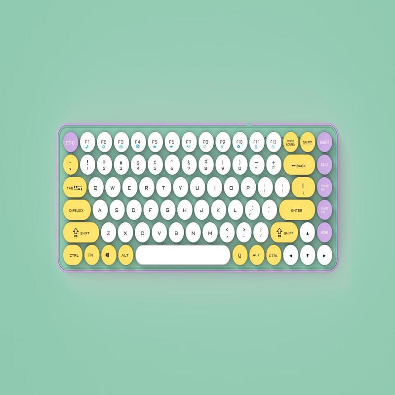OLOEY Retro Bluetooth Dual-Mode Mechanical Keyboard