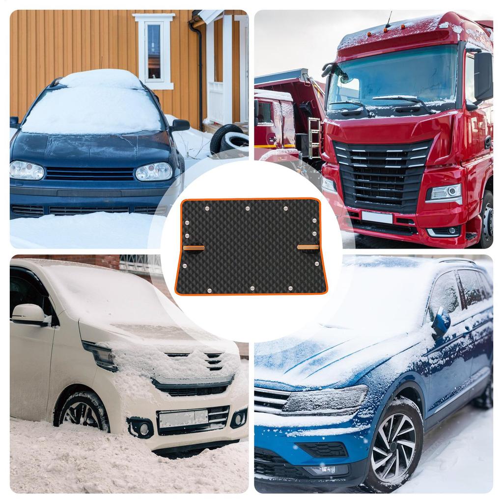 Универсальный магнитный чехол от снега на лобовое стекло автомобиля, водонепроницаемый, из ткани Оксфорд, защита, ветрозащитный чехол от снега на лобовое стекло автомобиля с ремешком