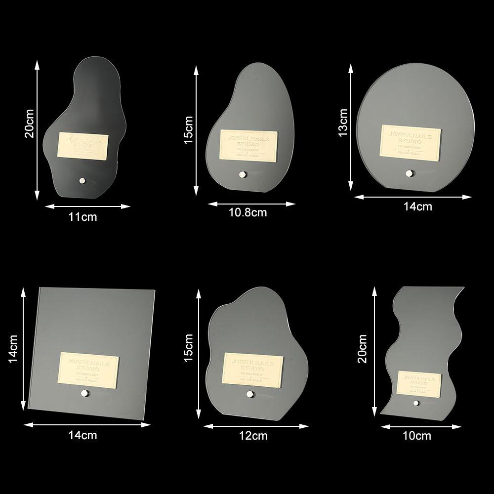 Акриловый прозрачный матовый демонстрационный стенд для накладных ногтей, держатель для дизайна ногтей, демонстрационная доска, цветная карта