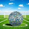 1pc Soccer Street Art Size 5 Soccer Ball Professional Match Training Football Indoor &Outdoor Sports Ball Lightweight Durable c6564