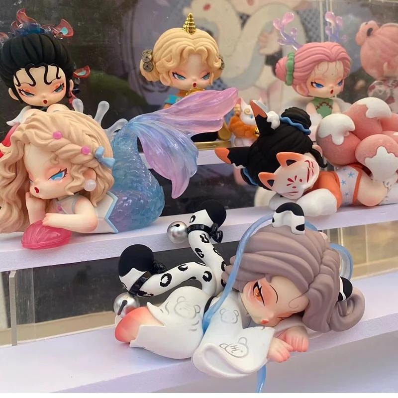 Оригинальная серия Dodo Nami 'Плавающие горы и моря' Виниловая слепая коробка Модель Кукла Фигурка Действия Игрушка Украшение Милый Игрушечный Аксессуар