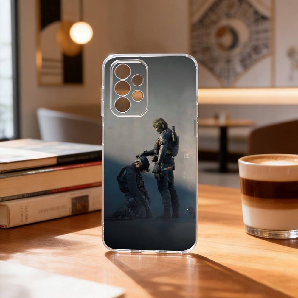 GAME D-delta force Phone Case Transparent Silicone Soft For Samsung S25,S24,S21,S22,S23,S30,Ultra,S20,Plus,Fe