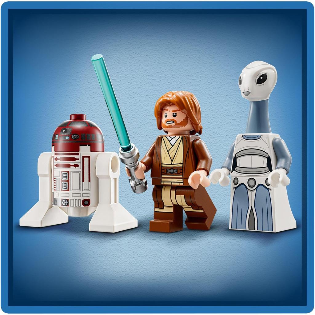 LEGO Star Wars Jedi Starfighter 75333 Игрушечный блок Present Space Boy Мальчики от 7 лет и старше Оби-Ван Кеноби (TM)