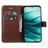 For Xiaomi Redmi Note 14 Pro+ 5G/Note 14 Pro 5G/Poco X7 5G Case Solid Color Leather Mobile Cover Wallet Stand with Strap