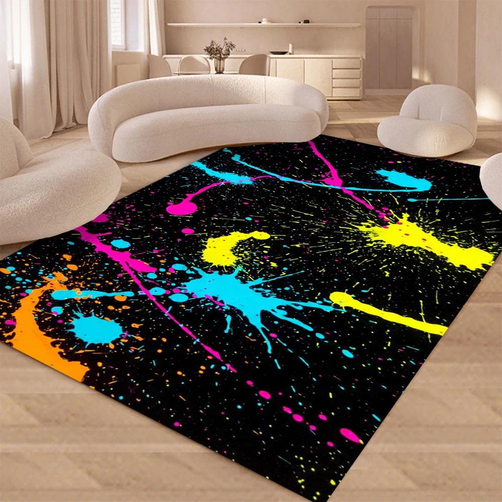 Disney Colorful Graffiti Carpet Rug for Home Living Room Bedroom Sofa Doormat Decor,kids Game Area Rug Floor Mat Gift