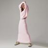 Imitation Mink Fur Sweater Set For Women's Autumn And Winter Commuting, Simple Knitted V-neck Sweater+skirt Set