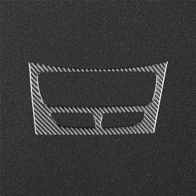 L10A Carbon Fiber AC Control Panel Cover Trim Kit For Ford Escape 2017- Center Console Interior Accessories