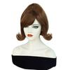 Cos Female Costume Wig With Slanted Bangs And Vintage Flipped Ends Made Of Hightemp Silk For Cosplay