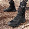New Men Tactical Boots Army Boots Waterproof Work Motorcycle Safety Shoes Climbing Hiking Shoes Ankle Outdoor Desert Boots Brand