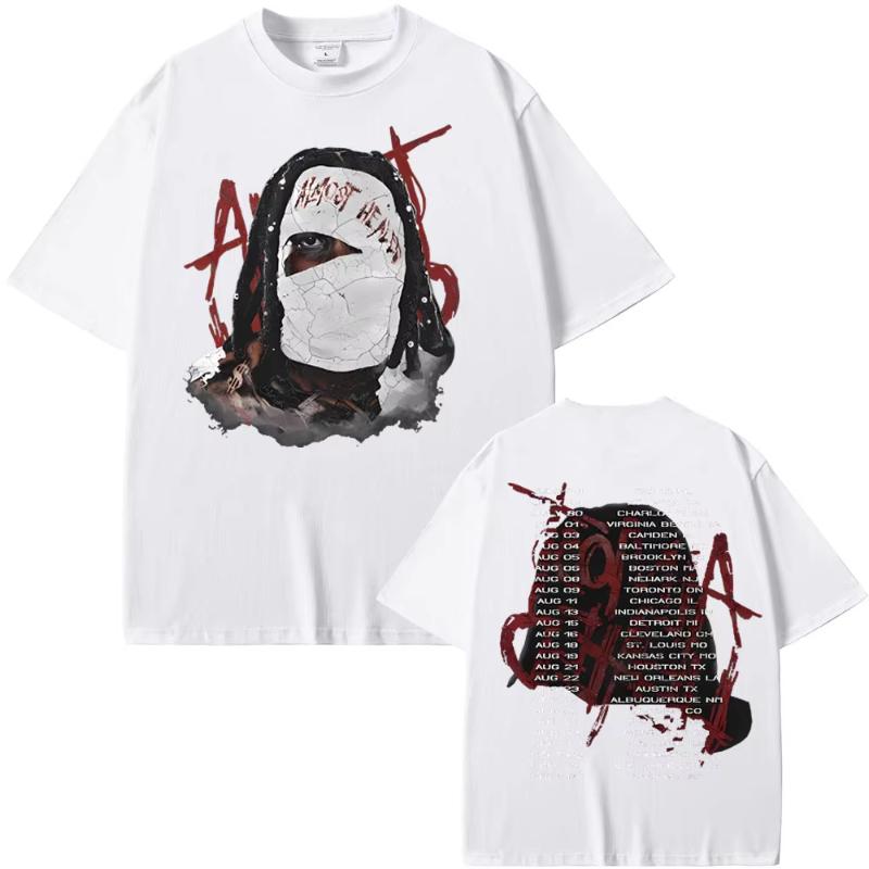 Rapper Lil Durk Healing Tour Tshirt Unisex Womens Hip Hop Fashion Vintage Oversized Tshirt Unisexs Casual Cotton Short Sleeve
