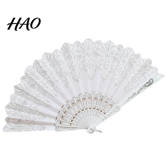 Dancing Fan Folding with Hanging Ring Smooth Opening Comfortable Grip Dance Clear Pattern Chinese Style Fabric School Supply