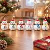 Christmas Snowman Toy, Block-Filled Sensory Toy with Crunchy Sound, 6 Colors Random