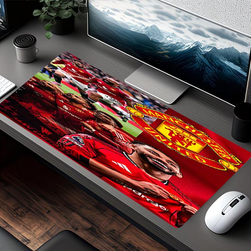 Football United F.C Print Mouse Pad, for Keyboard Pad Laptop PC Mat for Office Home Use, Desk Decor, Perfect Birthday Gift for Gamers