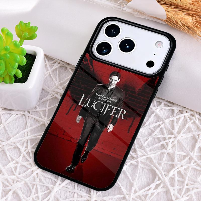 Lucifer Сериал Мягкий Чехол для Телефона для iPhone 17 Air 16 15 11 12 14 13 Pro Max Ударопрочный Чехол