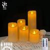 Светодиодная свеча с пультом дистанционного управления и эффектом качания для атмосферы Хэллоуина и Рождества
