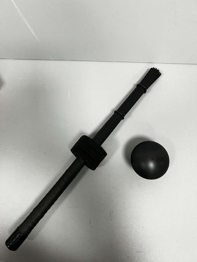 New Hand-Shaken Finger Bell & Egg-Shaped African Drum Sand Ball Set - WS-BK