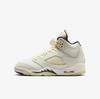 Air Jordan 5 V Retro GS Парусник Кокосовое Молоко Черный Подростковый Юношеский FQ3682-100