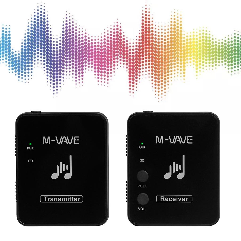 Compact Wireless Earphone System - High Resolution Audio 5 Sets Supported Collar-clip Microphone Transmitter