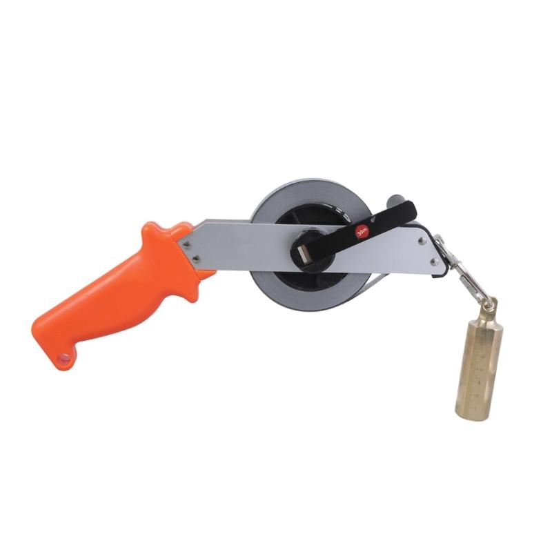 Масломерная лента с латунным лотом, двухсторонняя шкала, стальная масломерная лента для точного измерения глубины в резервуарах