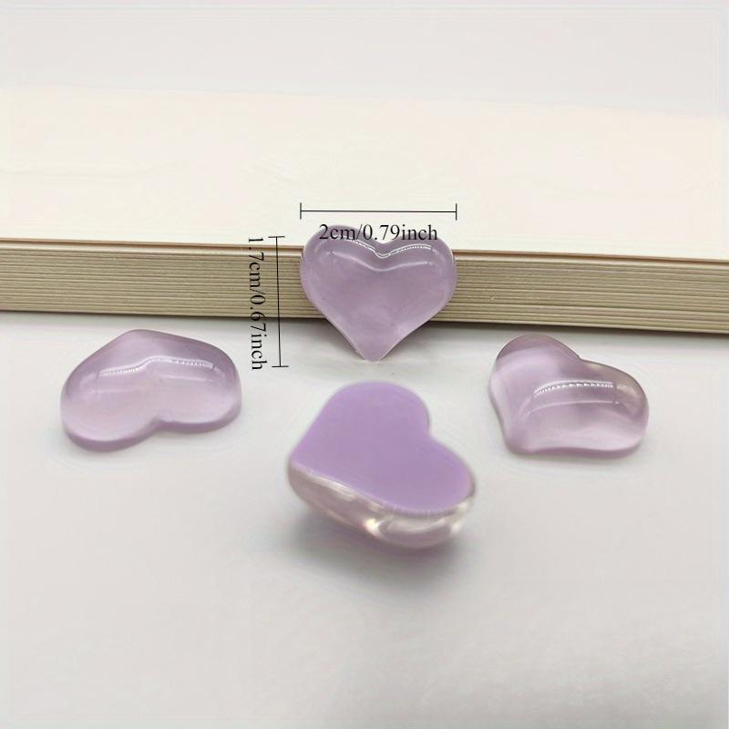 Набор из 9 милых магнитов на холодильник в форме сердца, розовые овальные пластиковые магниты на холодильник, декоративные магниты для доски, шкафа
