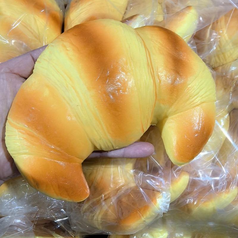 Сквиши Круассан Игрушка-антистресс Медленно поднимающаяся Липкая Игрушка для снятия стресса Супермягкая Еда Креативная Имитация Хлеба Игрушки против тревожности