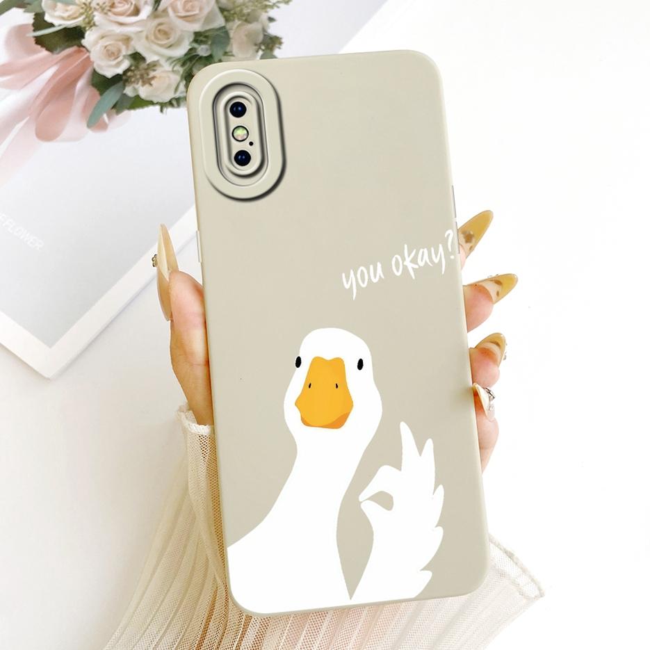 Чехол для Apple iPhone X XR XS Max Милый Кот Утка Мультяшная Обложка Мягкий ТПУ Чехол для Телефона Для iPhone XS Max iPhoneX iPhoneXR Fundas Сумки