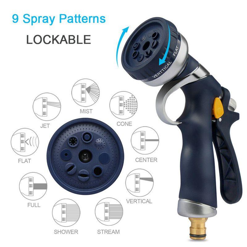 Multi-functional 9-dial Spray Gun Perfect For Car Wash And Garden Watering Needs