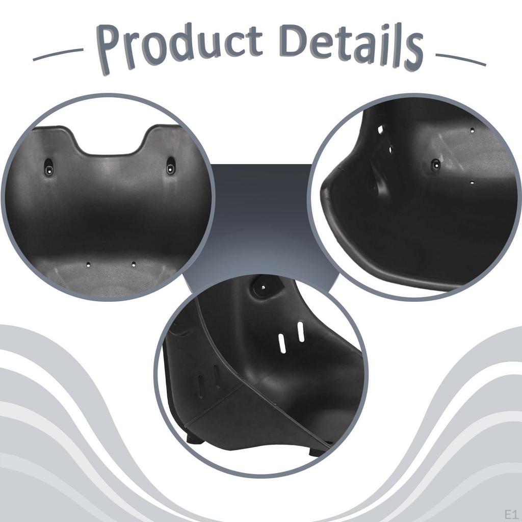 Go Kart Seat Replacement Elegant Sturdy DIY Upgrade Backrest Saddle Cart for Balancing Vehicle