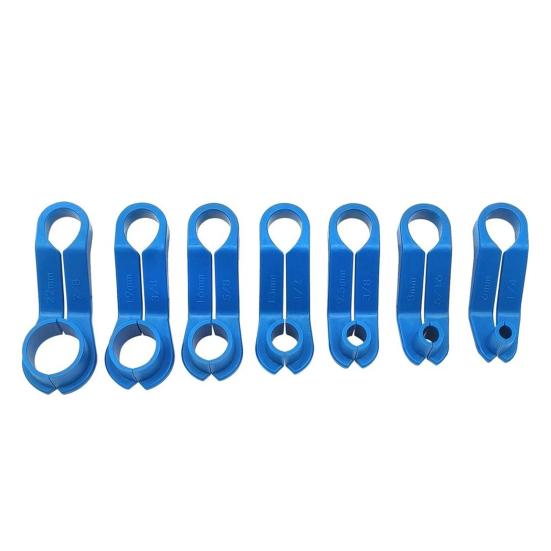 7 шт./набор инструментов для снятия труб с лотком для хранения, простая сборка, легко отсоединяемый инструмент для ремонта автомобиля, антикоррозийный инструмент для отсоединения топливной линии