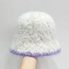 New Plush Fisherman Hat for Women Warm Autumn and Winter Hat Sweet and Cute Knitted Hat