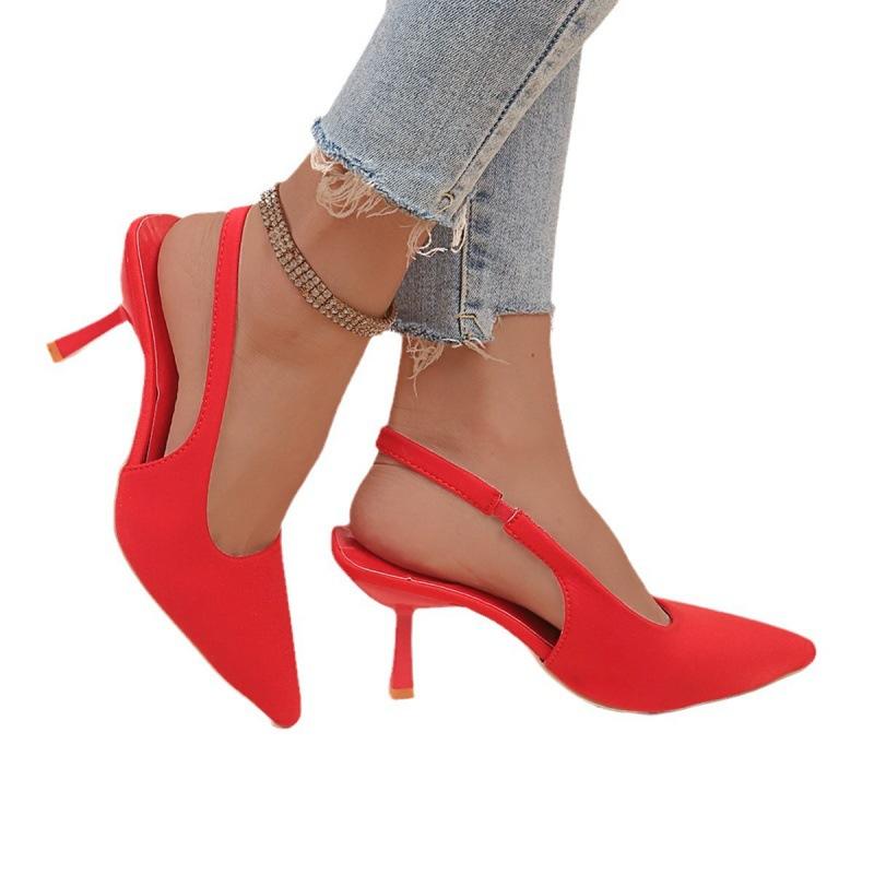 Женские летние лакированные туфли-лодочки с острым носком и ремешком на щиколотке, удобные туфли-лодочки на низком каблуке, удобные модельные туфли без шнуровки, женские деловые сандалии на массивном каблуке