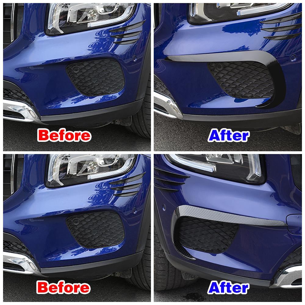 For Mercedes Benz GLB GLB220 GLB250 X247 2020-2023 Car Front Bumper Spoiler Fender Foglight Fog Lamp Grille Frame Cover Trim
