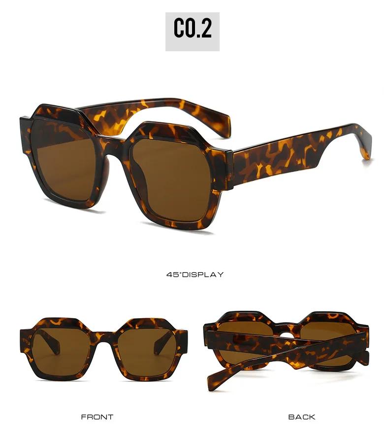 Новые винтажные большие квадратные солнцезащитные очки женские мужские модные ретро оправа с толстыми краями роскошные мужские солнцезащитные очки оттенки УФ400 очки