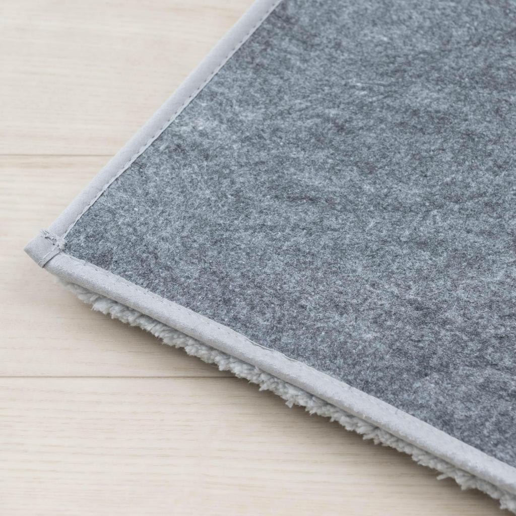 Senko Cushionny 3 Toilet 40 X 50 70028 [BB Collection] Mat, Approx. Cm, Gray,