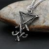 Vintage Classic Stainless Steel Lucifer Pendant Necklaces for Man Women Punk Biker Fashion Religion Jewelry Gifts Dropshipping