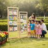 Mobile Art Display Stand for Kindergarten