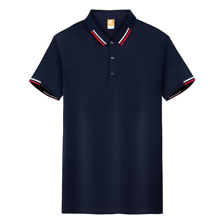 SGBL/TS 668 Fashionable Three-color Collar Cupro Cotton POLO