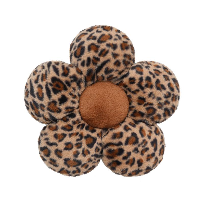 Flower Car Seat Decoration Comfortable Plush Seat Cushion  Lumbar Support
