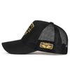 Mesh Yarn Baseball Cap Embroidery Snapback Hat Casual Sun Hat  for Men Women
