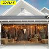 2D planar banner - 1 piece 2D polyester fiber party banner - Western cowboy style