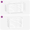 Air Conditioner Cover Silver 90 x 40 x 60 cm Galvanized Steel