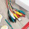 10pcs/set 28/35/45mm Alligator Clips with Wires Double-ended Crocodile Clips Roach Clip DIY Test Jumper Wire Electrical Testing