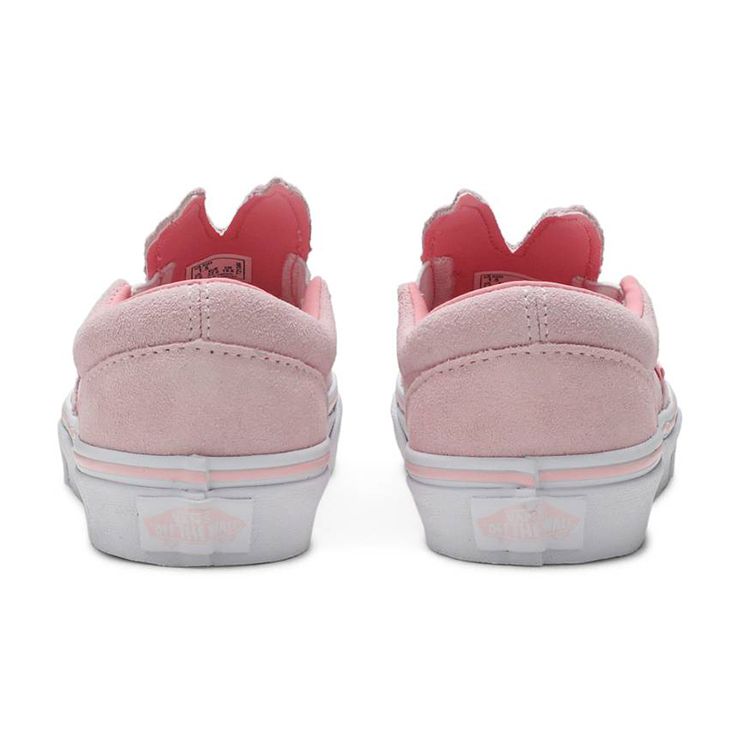 Vans Слипоны Little Kids Bunny - Мелово-розовые детские кроссовки True-White VN0A3MVYQ1C