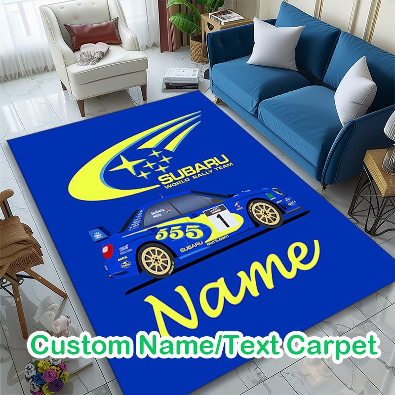 1pc Office Carpet, Subaru (3) Chair Rug, Living Room Printed Area Rug, Home Chair Floor Mat
