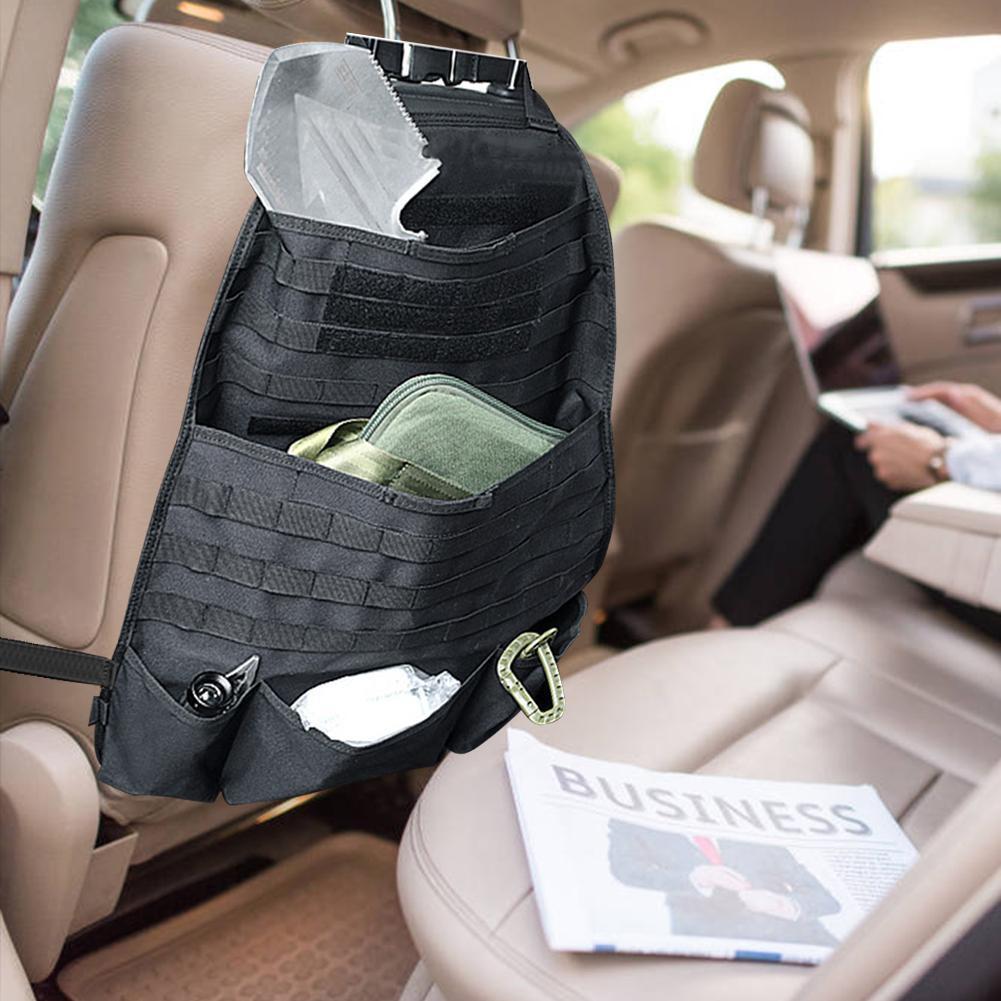 Органайзер для заднего сиденья автомобиля, тактические аксессуары, армейская сумка для хранения Molle, военная сумка для самостоятельного вождения и охоты