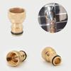Thread Tap Quick Connector Brass 1/2" 3/4“ 1" Male Female Copper Hose Coupling Adapter Garden Tubing Repair Watering Gun System