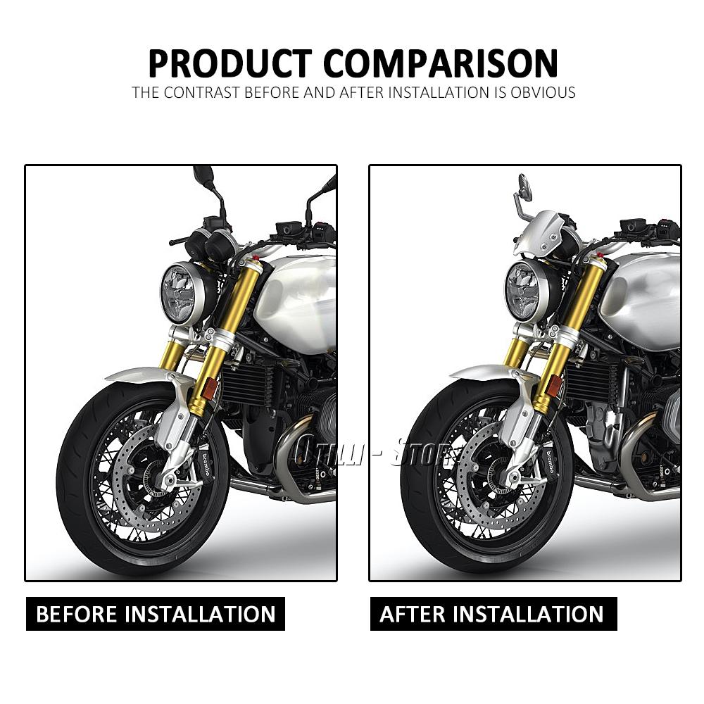 Передний ветровик фары обтекатель ветрозащита для мотоцикла BMW R9T R NINE T Scrambler RNINET Racer Rninet Urban Pure