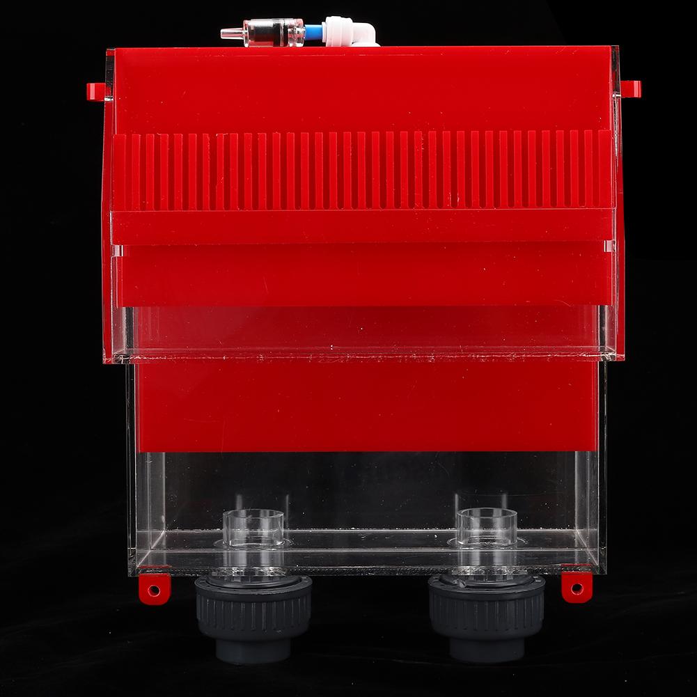Акриловый красный аквариум с сифоном без отверстий без электричества самозапускающийся переливной ящик для рыбных аквариумов